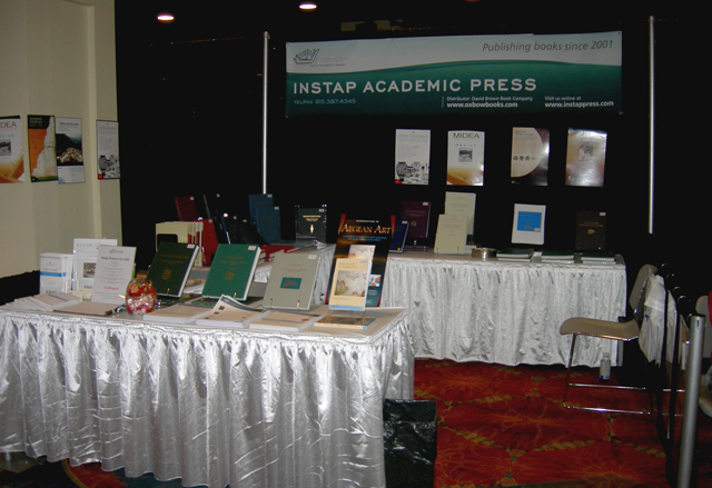 Color photo of the exhibition booth