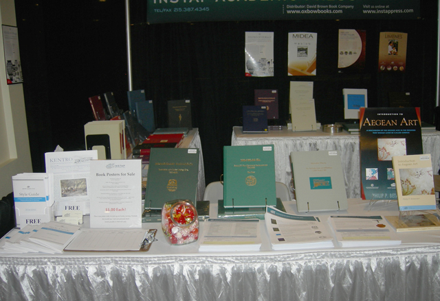 Color photo close-up of the exhibition booth