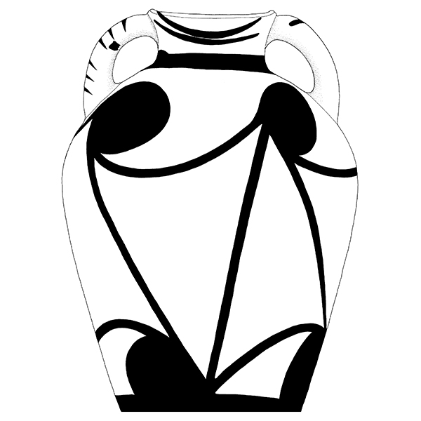 Black and white drawing of chapter icon from Figure 54. Amphorae 311.